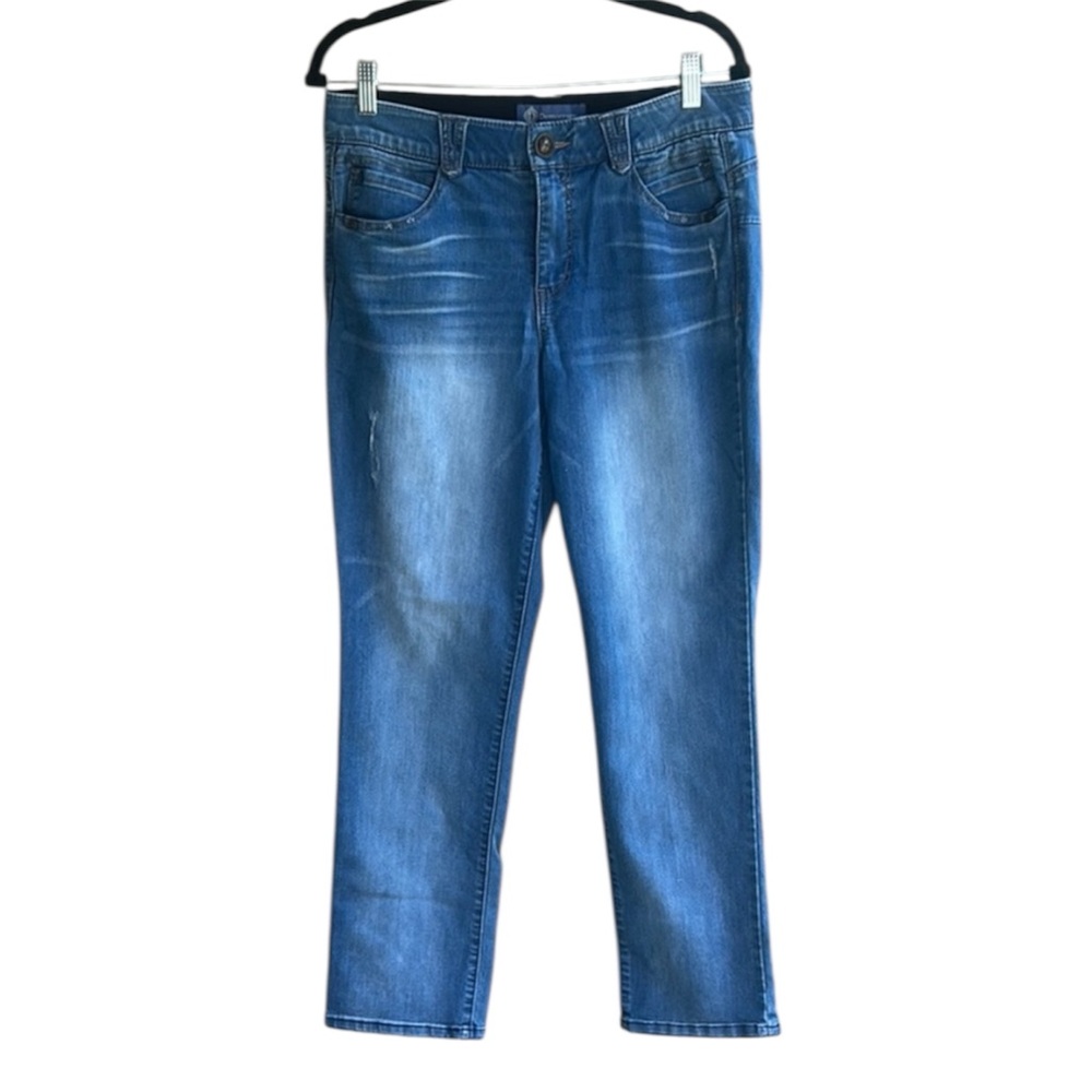 Democracy “Ab”solution Stretch Classic Blue Denim Jeans Size 10
